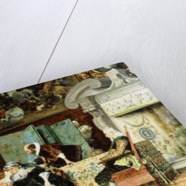 Grandmother's Visit, 1881 by Francesco Vinea