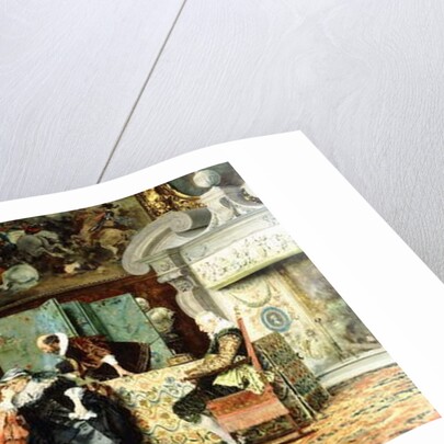 Grandmother's Visit, 1881 by Francesco Vinea