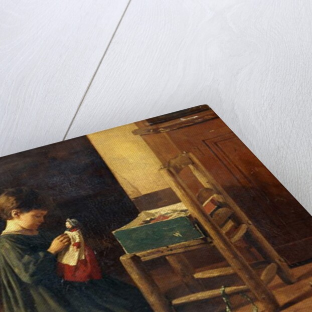 Dressing up the Doll by Edouard Alexandre Sain