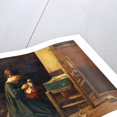 Dressing up the Doll by Edouard Alexandre Sain