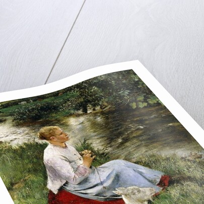 The Young Shepherdess by Evariste Carpentier