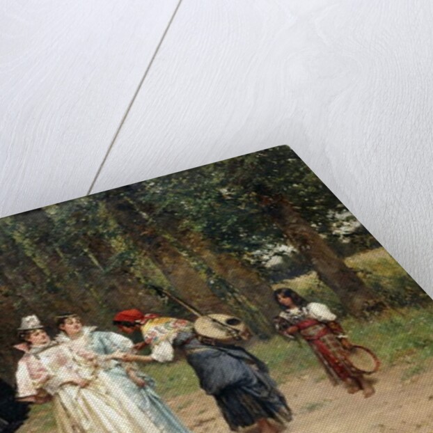 The Fortune Teller, 1878 by Adrien Moreau