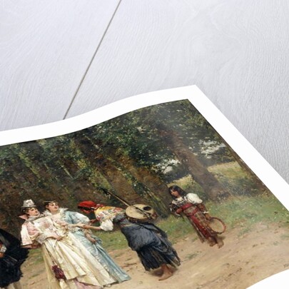 The Fortune Teller, 1878 by Adrien Moreau