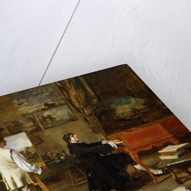 Pergolese in the Studio of Joseph Vernet, 1880 by Lucien Alphonse Gros