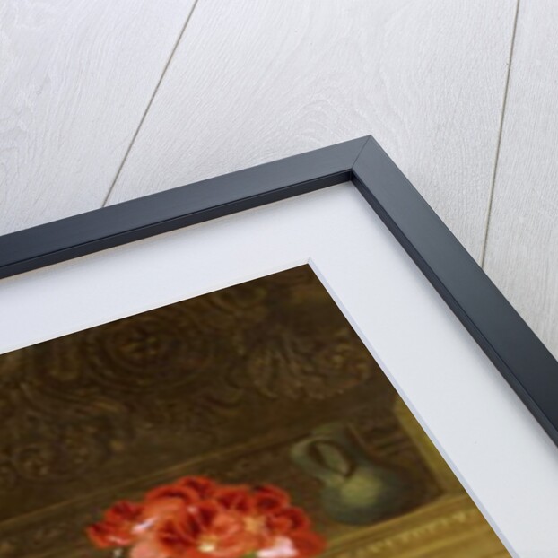 A Vase of Assorted Flowers and Songbirds on a Ledge, 1867 by William John Wainwright