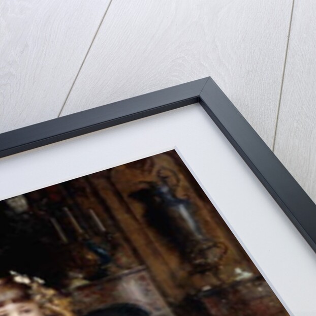 Portrait of Janine Potin with a Kitten, 1904 by Aime Nicolas Morot