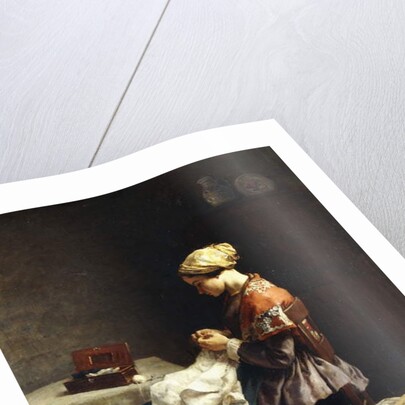 The Little Seamstress, 1858 by Jules Breton