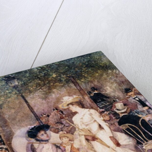 Figures in a Park by Francesco Miralles Galaup