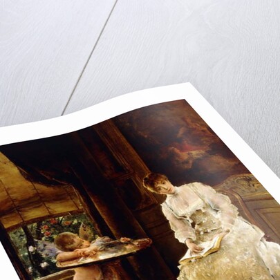 Love's Messenger, c.1885 by Alfred Emile Stevens