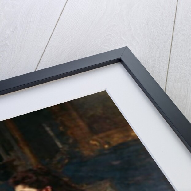 A Young Girl Playing a Piano, 1891 by Charles Edouard de Beaumont