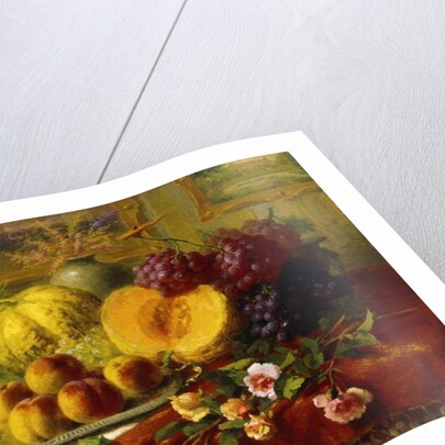 Still Life on a Table in an Interior by Henry Kokken