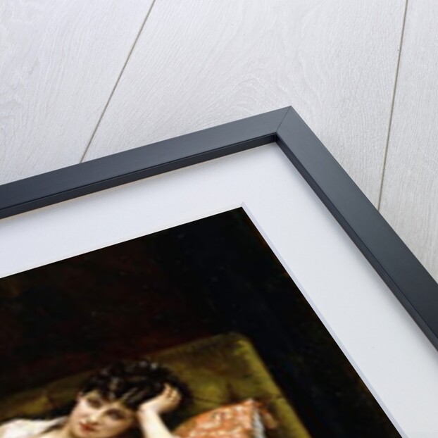 A Reclining Beauty, 1877 by Auguste Toulmouche