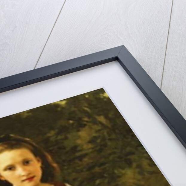 Little Girl by the Brook holding a Sheaf of Flowers, 1886 by William-Adolphe Bouguereau