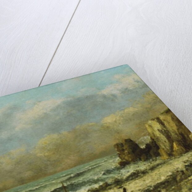 Two Boats on the Beach, by Gustave Courbet