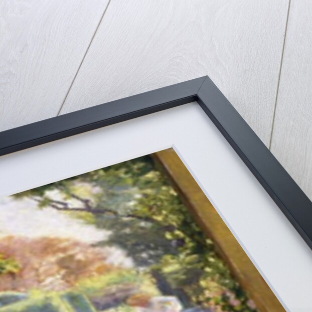 The Artist's Wife Welcoming her Sister, Hebe, to Tea by Alfred Sangster