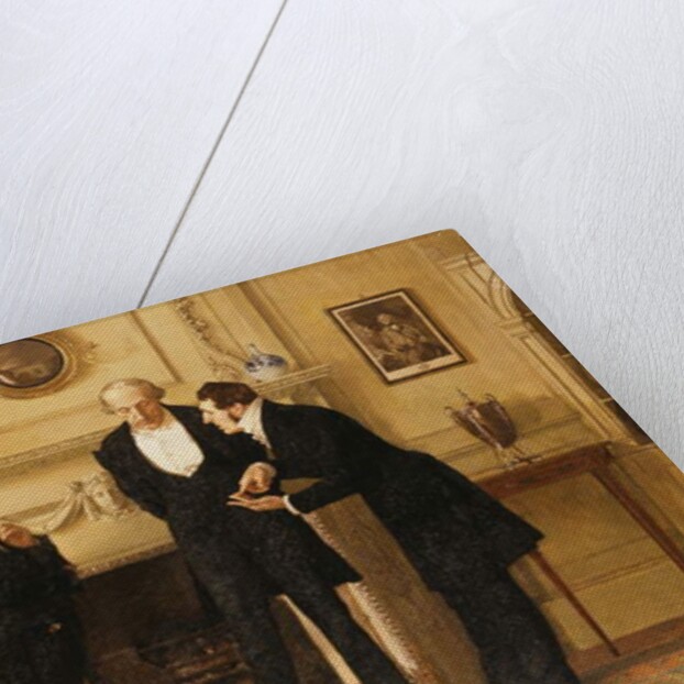 Figures in an Interior, by Eugene-Louis Lami