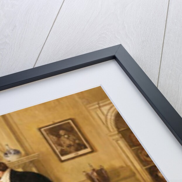 Figures in an Interior, by Eugene-Louis Lami