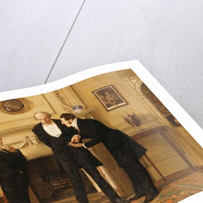 Figures in an Interior, by Eugene-Louis Lami