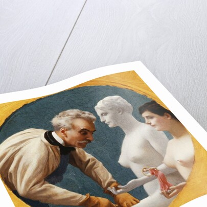 Gerome and Tanagra by Jean Leon Gerome