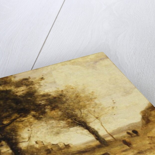 The Cows and the Well by Jean Baptiste Camille Corot