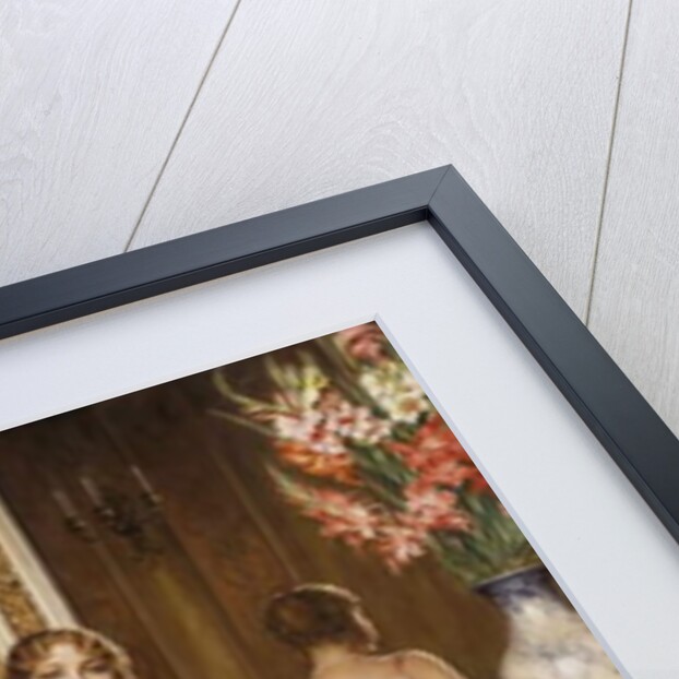 An Elegant Lady in an Interior by Joseph Frederick Charles Soulacroix