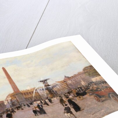 La Place de la Concorde, by Luigi Loir