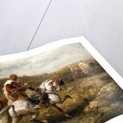 Bedouins on Route by Adolf Schreyer