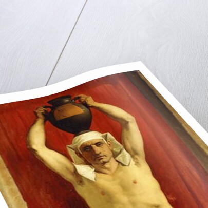 Egyptian Water Carrier by Jean or Jehan Georges Vibert