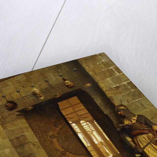 Heads of the Rebel Beys at the Mosque-El Assaneyn, 1866 by Jean Leon Gerome