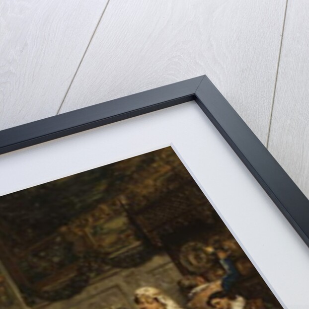 Baptism of the Conde by Adolphe Alexandre Lesrel