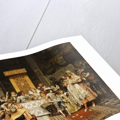 Baptism of the Conde by Adolphe Alexandre Lesrel