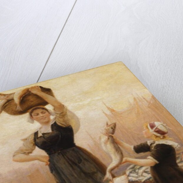 Back to Fishing by Theophile Louis Deyrolle