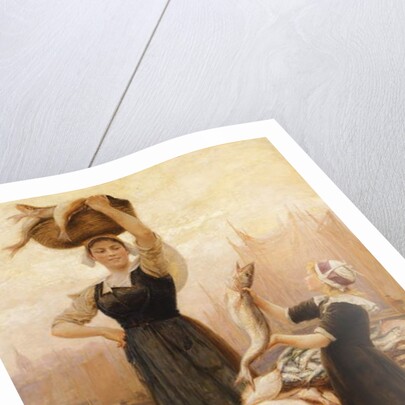 Back to Fishing by Theophile Louis Deyrolle