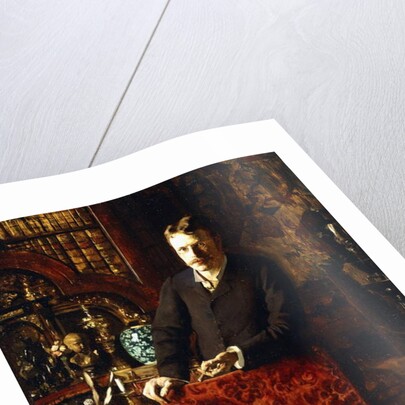 A Gentleman in an Interior, 1881 by Joseph-Gabriel Aubrun