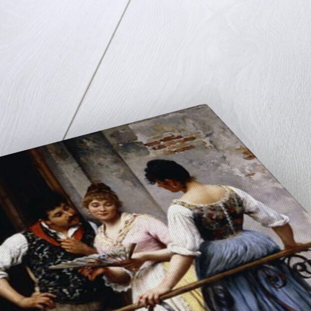 On the Balcony, 1889 by Eugen von Blaas