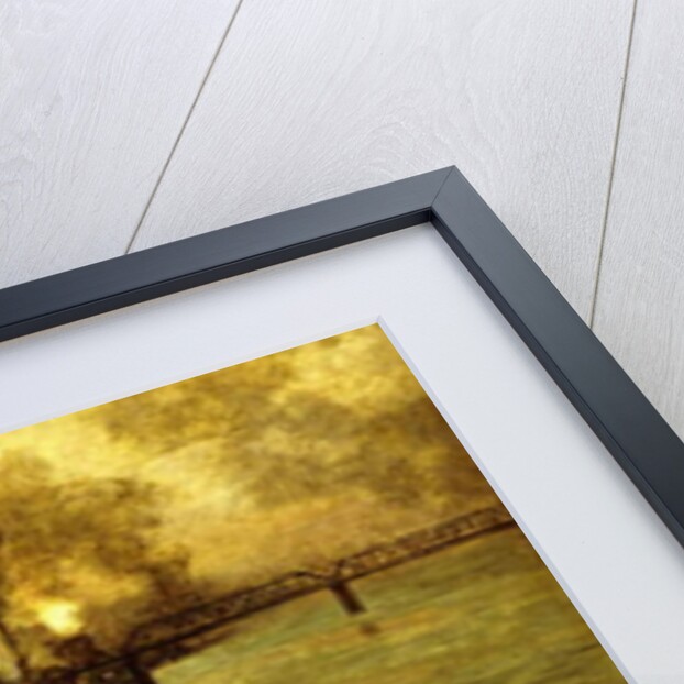 Freight Train, Dusk by Fritz Thaulow