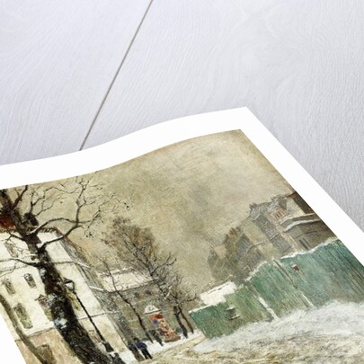 Back Street, Montmartre by Fritz Thaulow