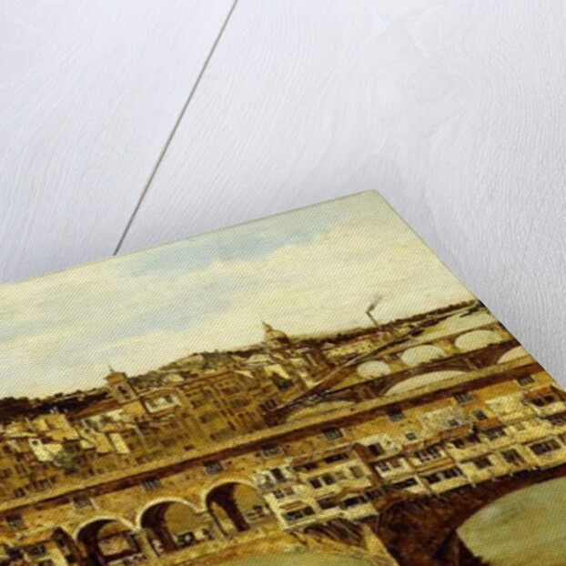 A View of the Ponte Vecchio, Florence, by Antonietta Brandeis