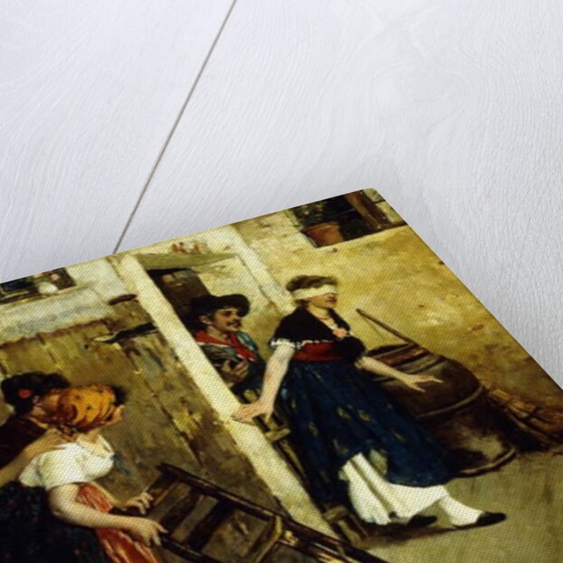 Blind Man's Bluff, 1886 by Cesare Laurenti