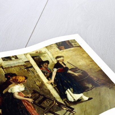 Blind Man's Bluff, 1886 by Cesare Laurenti