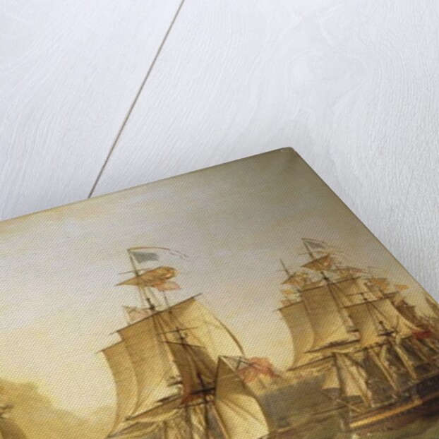 The Battle of Monte-Sancto, 1827 by Louis Philippe Crepin