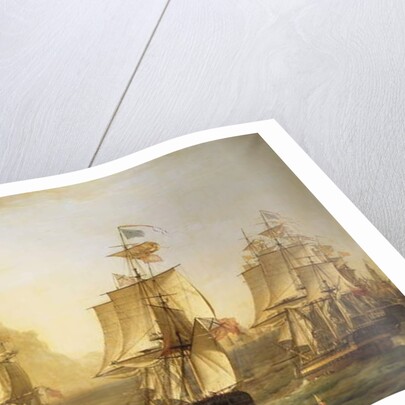 The Battle of Monte-Sancto, 1827 by Louis Philippe Crepin