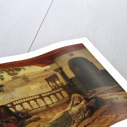 Evening over Algiers, c.1880-1889 by Frederick Arthur Bridgman