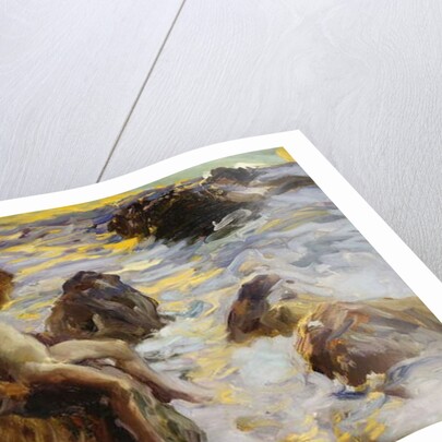 Boy in the Breakers, Javea, 1900 by Joaquin Sorolla y Bastida