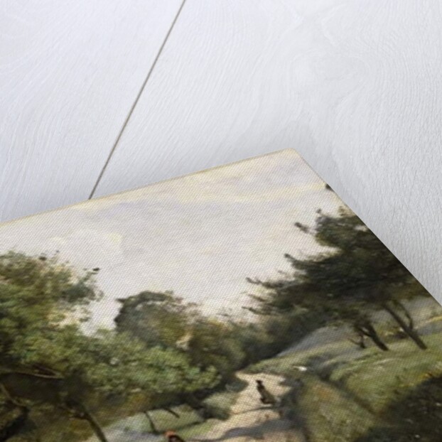 Path with Apple Trees, 1850-60 by Jean Baptiste Camille Corot