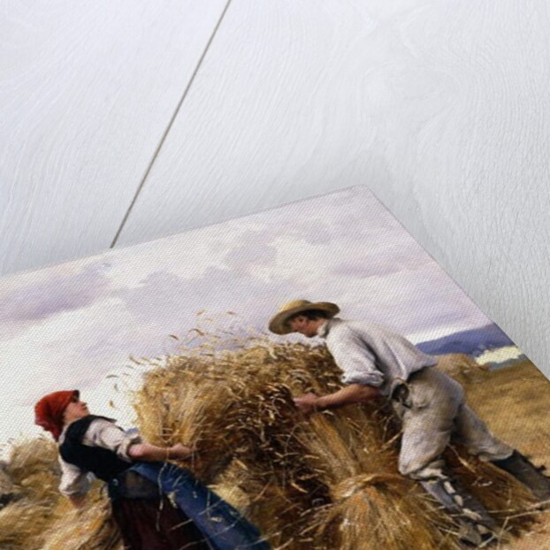 Stacking Hay by Julien Dupre