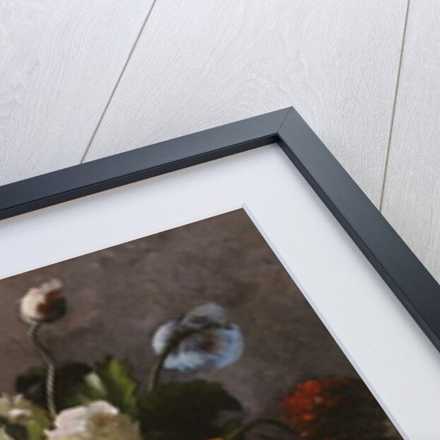 Peonies on a Stone Ledge, 1886 by Frans Mortelmans