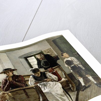 A Family in Prayer by Joseph Molitor Von Muhlfeld