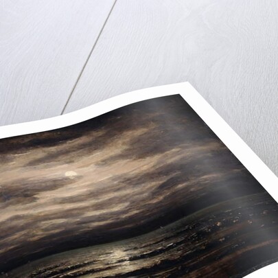 Twilight on Lake Leman in Bon Port, 1876 by Gustave Courbet