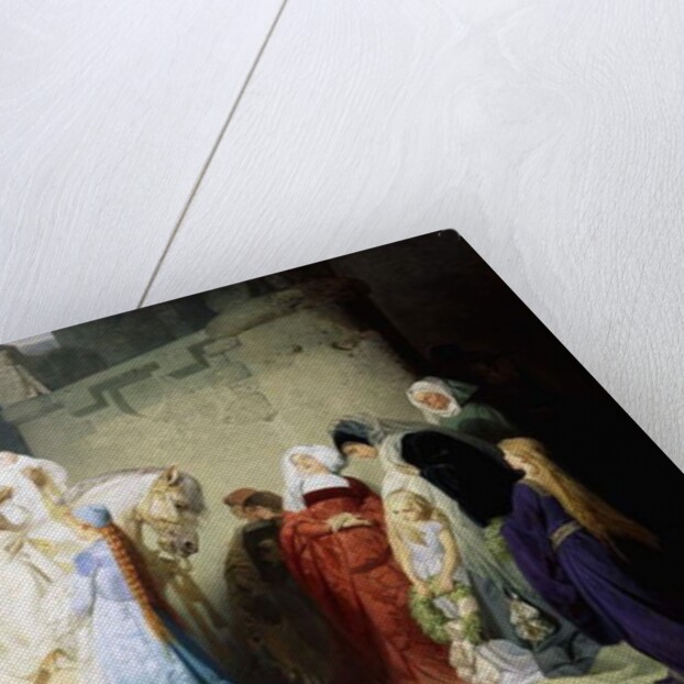 Merlin presenting the Future King Arthur, 1873 by Emil Johann Lauffer